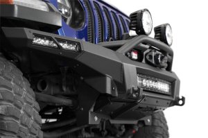 Jeep Gladiator JT Bumper - Rear - Addictive Desert Designs - Phantom Winch - Hammer Black - `18-`24